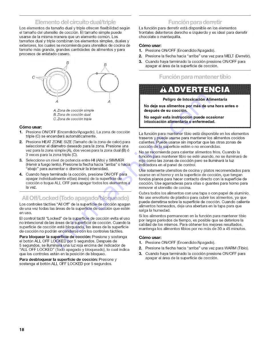 Kenmore 44089
44092 Use & Care Manual Download Page 18