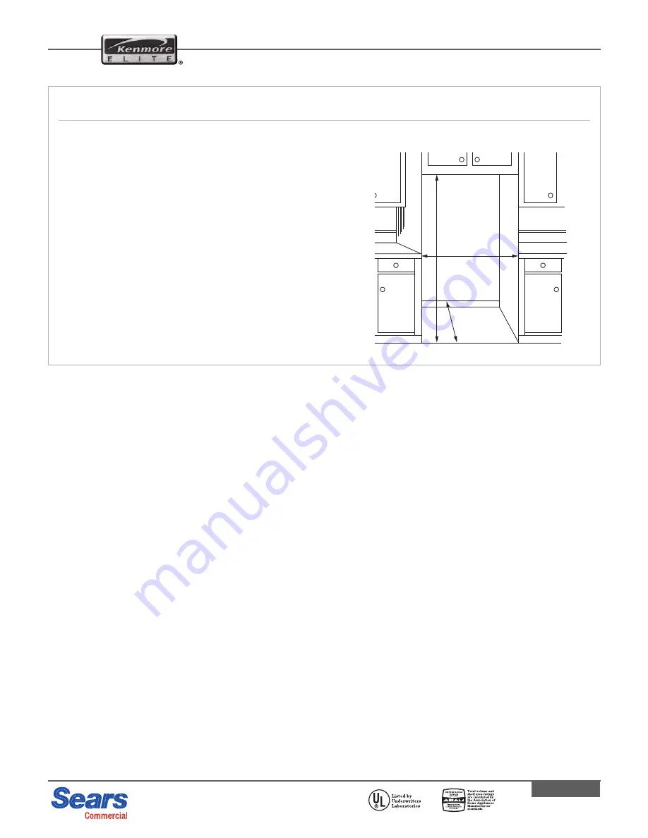 Kenmore 46-76252 Dimension Manual Download Page 2