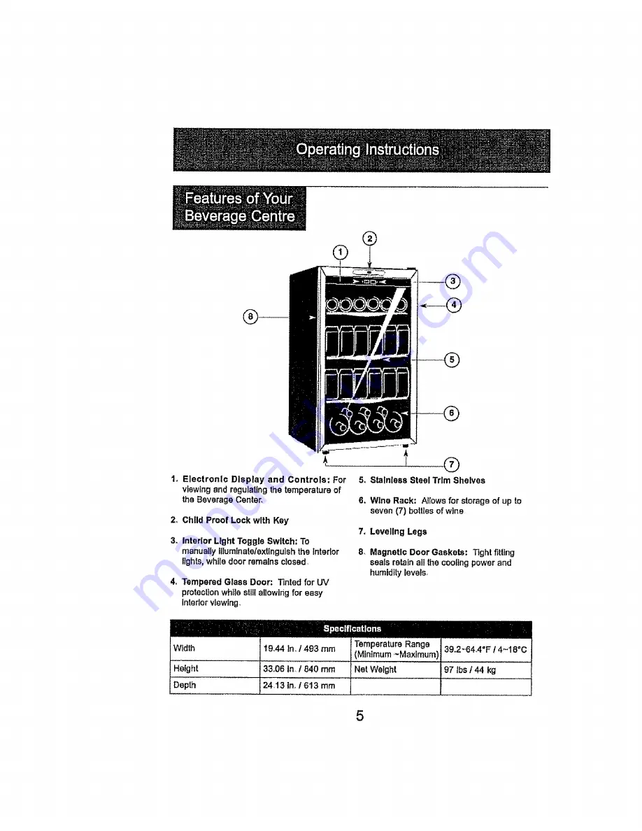 Kenmore 461.99100 Скачать руководство пользователя страница 6