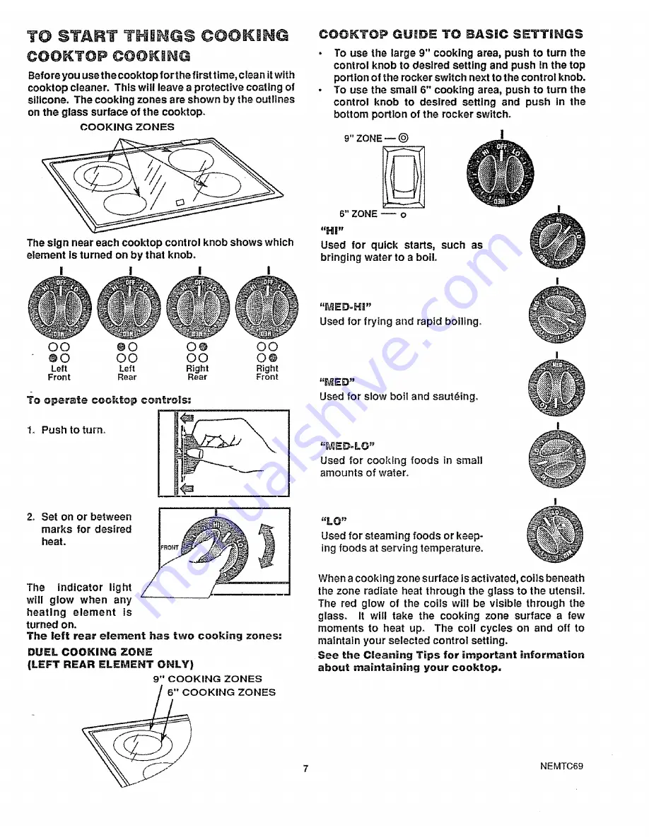 Kenmore 46745 Скачать руководство пользователя страница 8