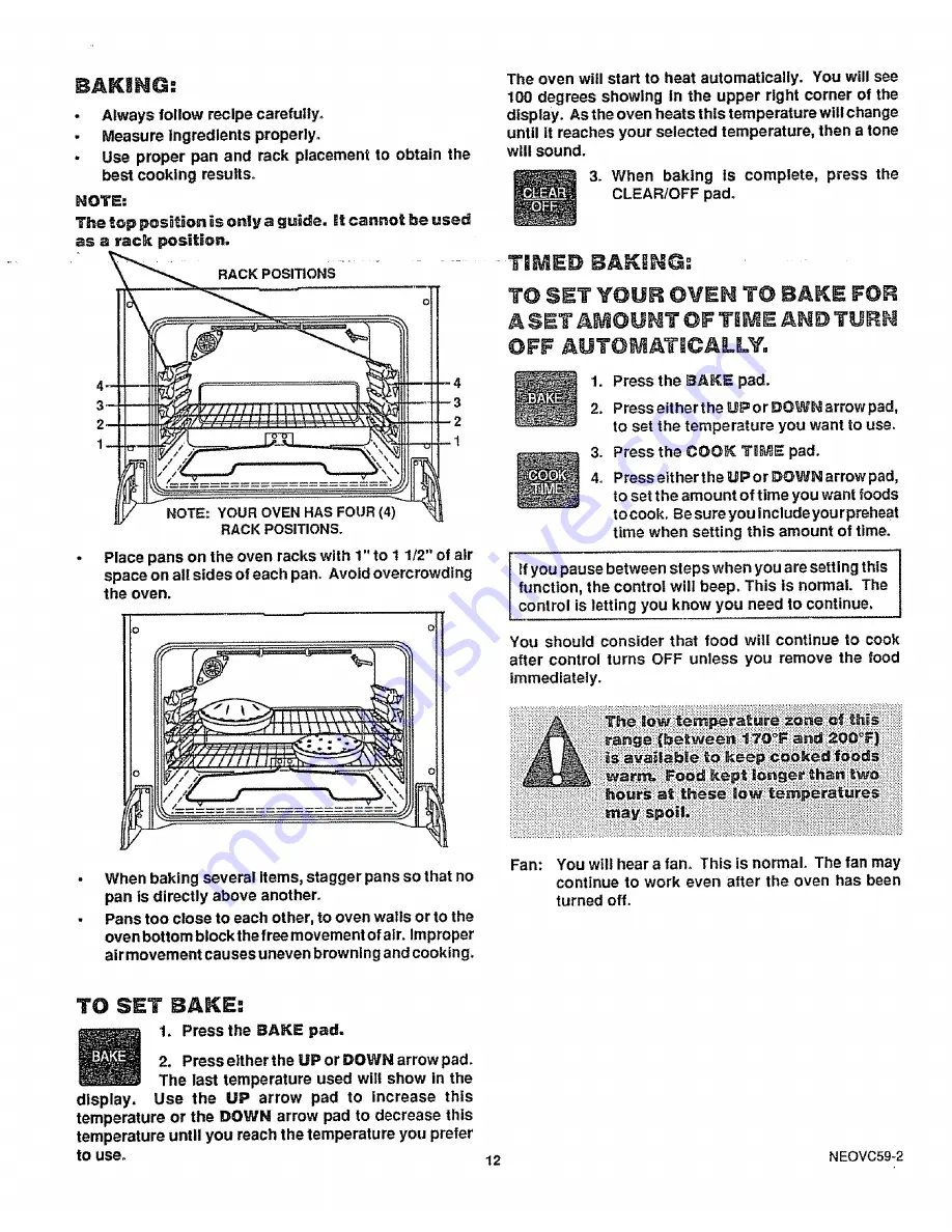 Kenmore 46745 Use & Care Manual Download Page 13