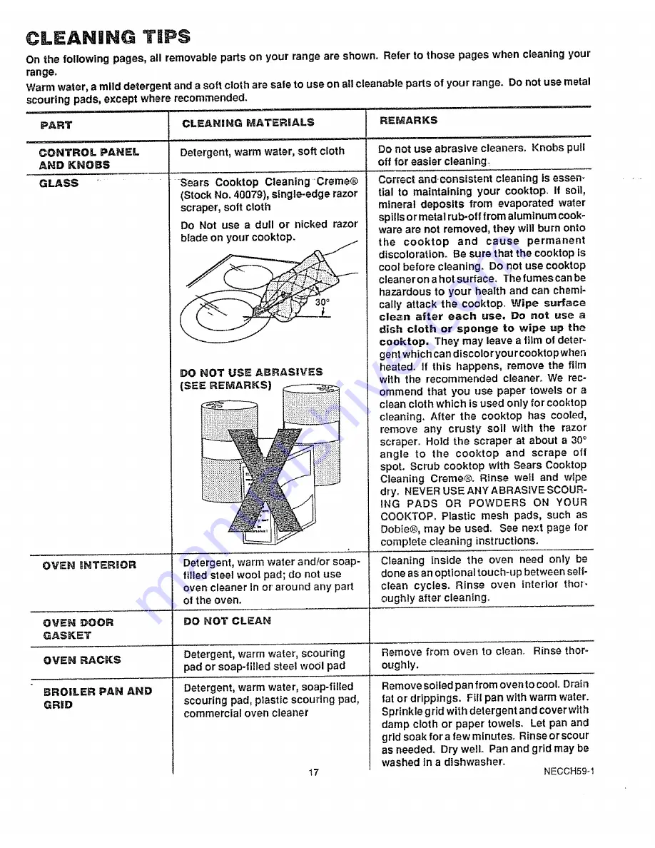 Kenmore 46745 Use & Care Manual Download Page 18