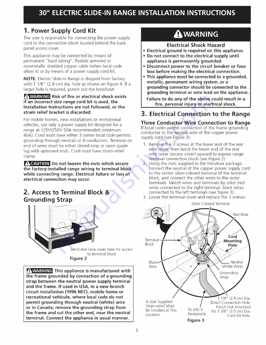 Kenmore 4689 Installation Instructions Manual Download Page 5