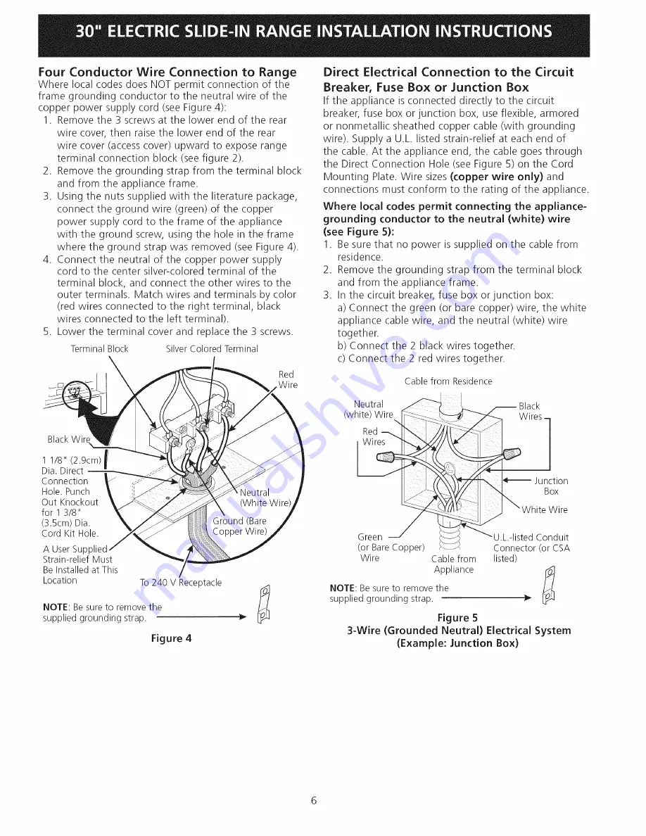 Kenmore 4689 Installation Instructions Manual Download Page 6