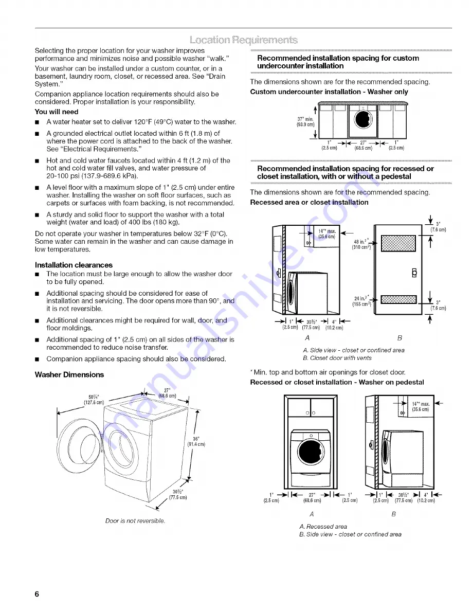 Kenmore 4751 - 3.6 cu. ft. HE2 Скачать руководство пользователя страница 6