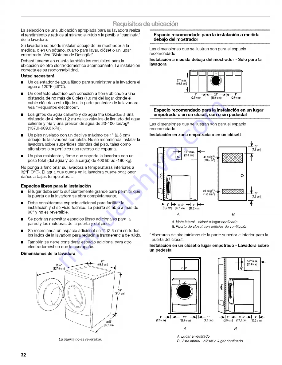 Kenmore 4753 - 3.6 cu. Ft. HE2 Скачать руководство пользователя страница 32