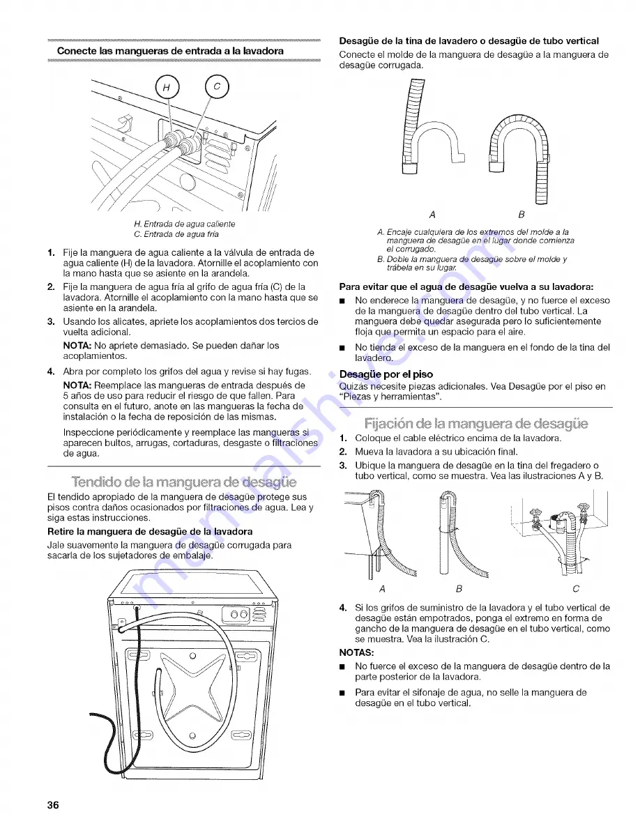 Kenmore 4753 - 3.6 cu. Ft. HE2 Use And Care Manual Download Page 36