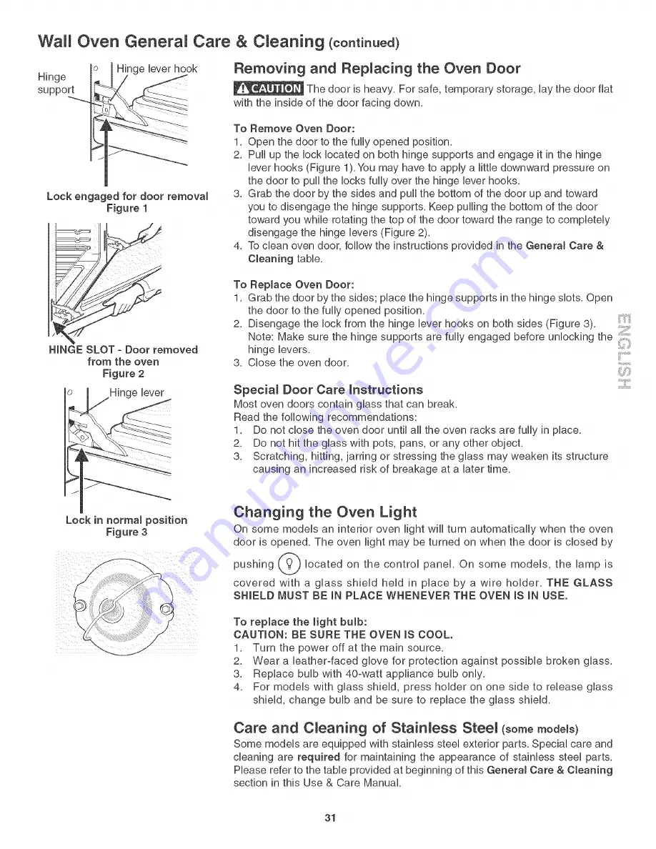 Kenmore 4785 Use & Care Manual Download Page 31