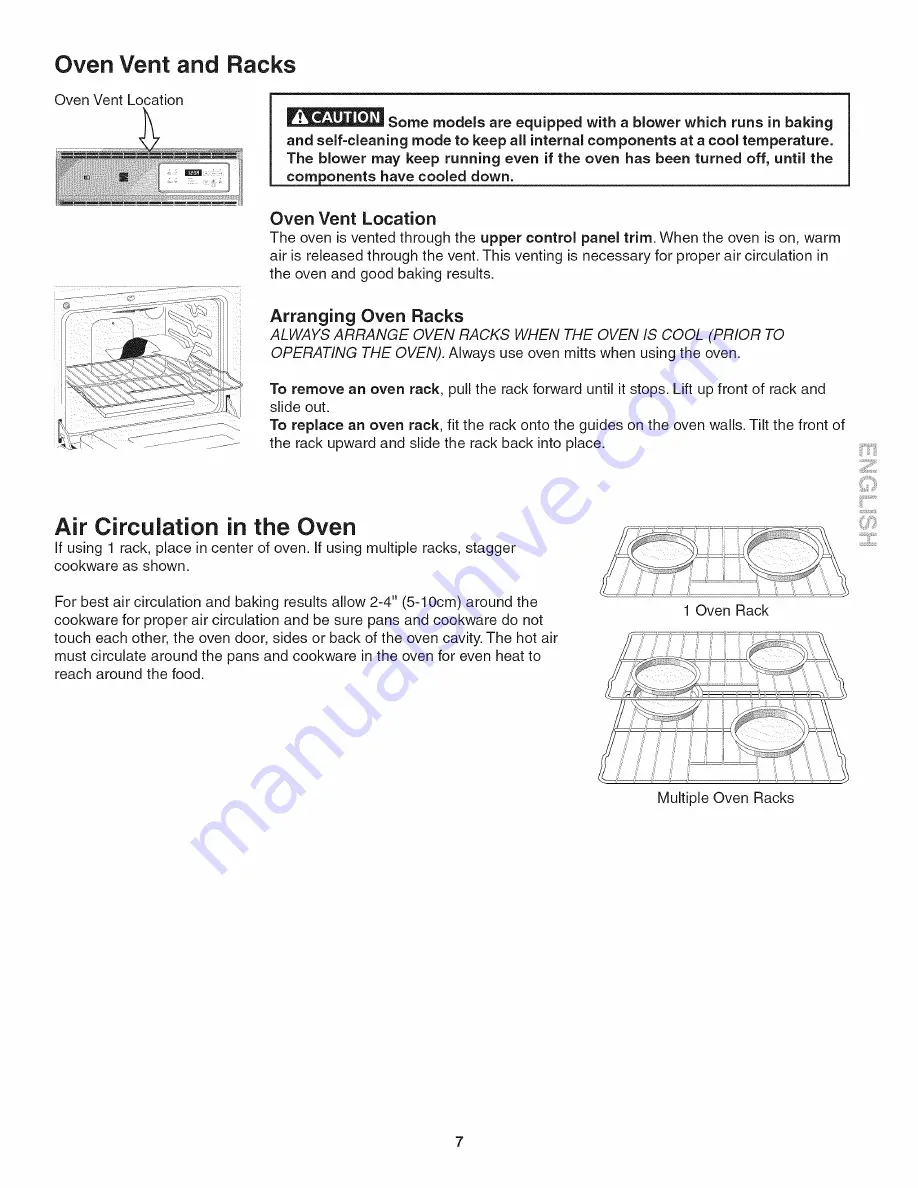 Kenmore 4802 - Elite 27 in. Wall Oven Use And Care Manual Download Page 7