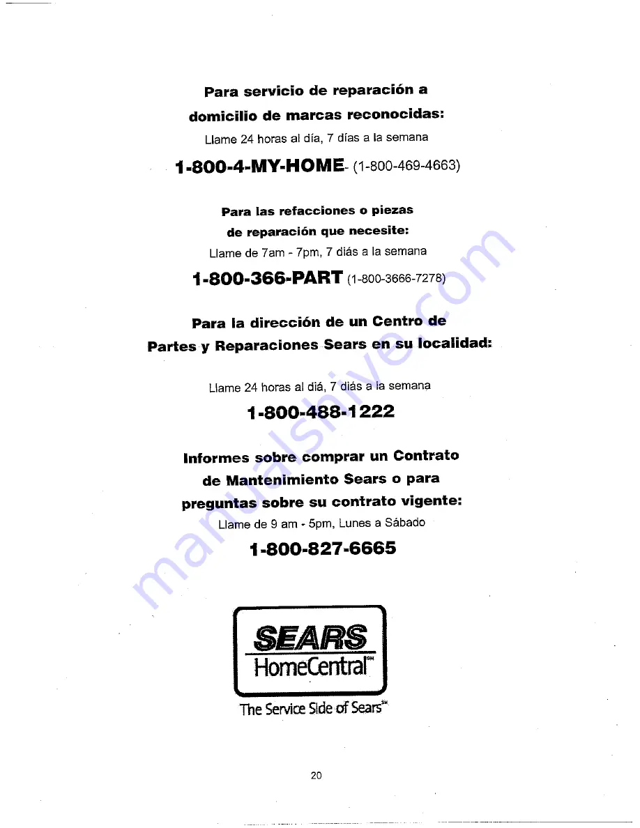 Kenmore 484.35340 Owner'S Manual Download Page 21