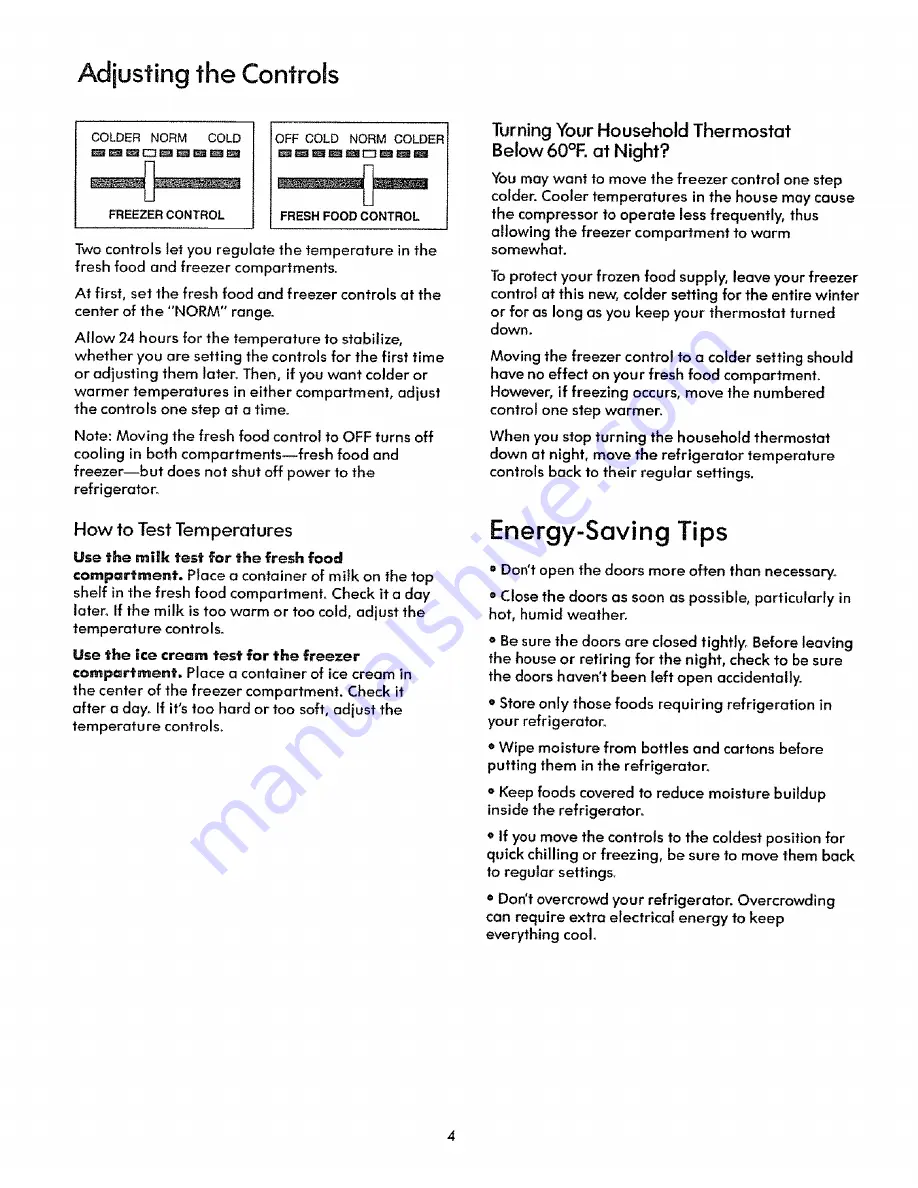 Kenmore 51241 Owner'S Manual Download Page 4