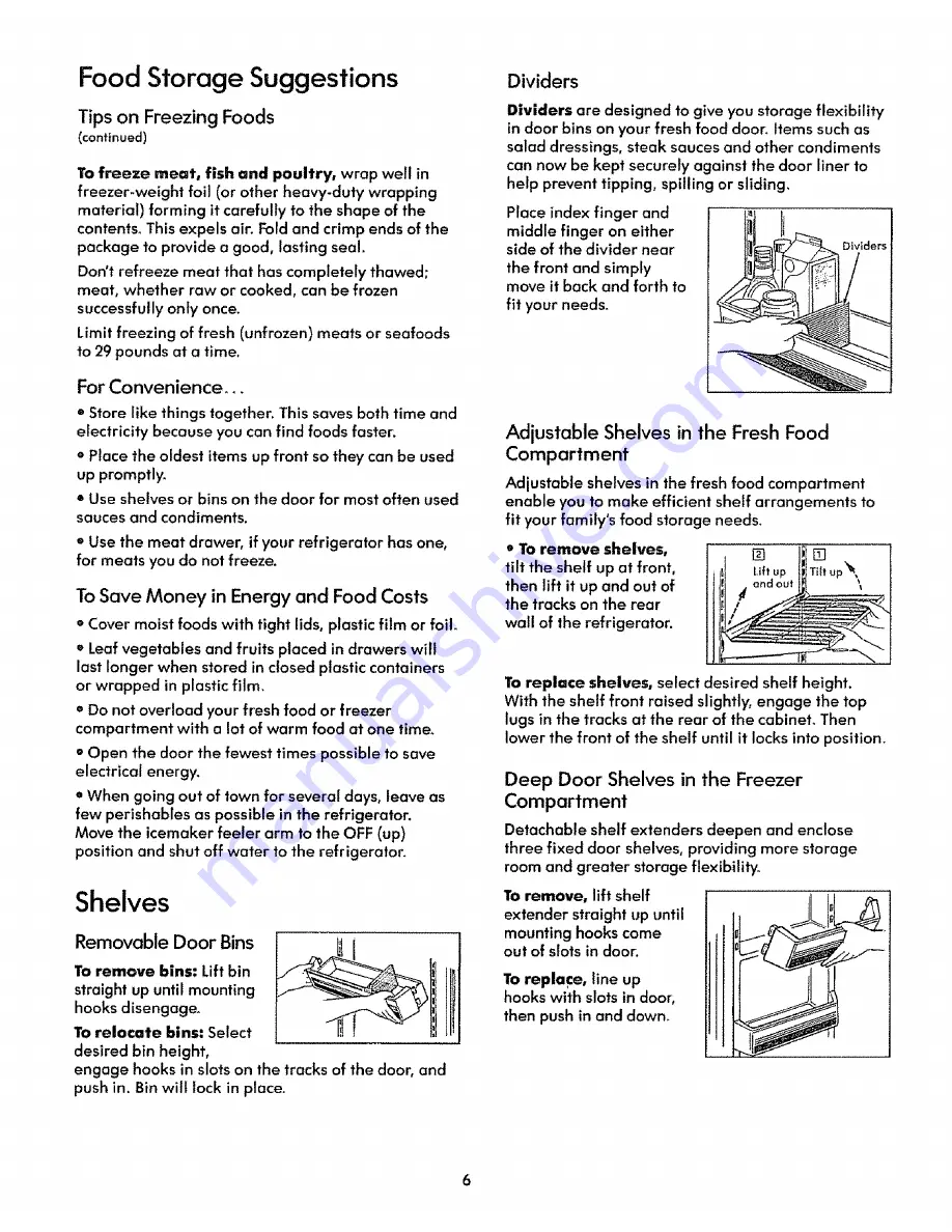 Kenmore 51241 Owner'S Manual Download Page 6