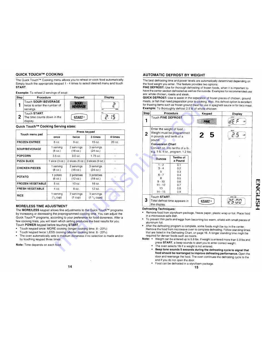 Kenmore 565,61309 Use And Care Manual Download Page 8