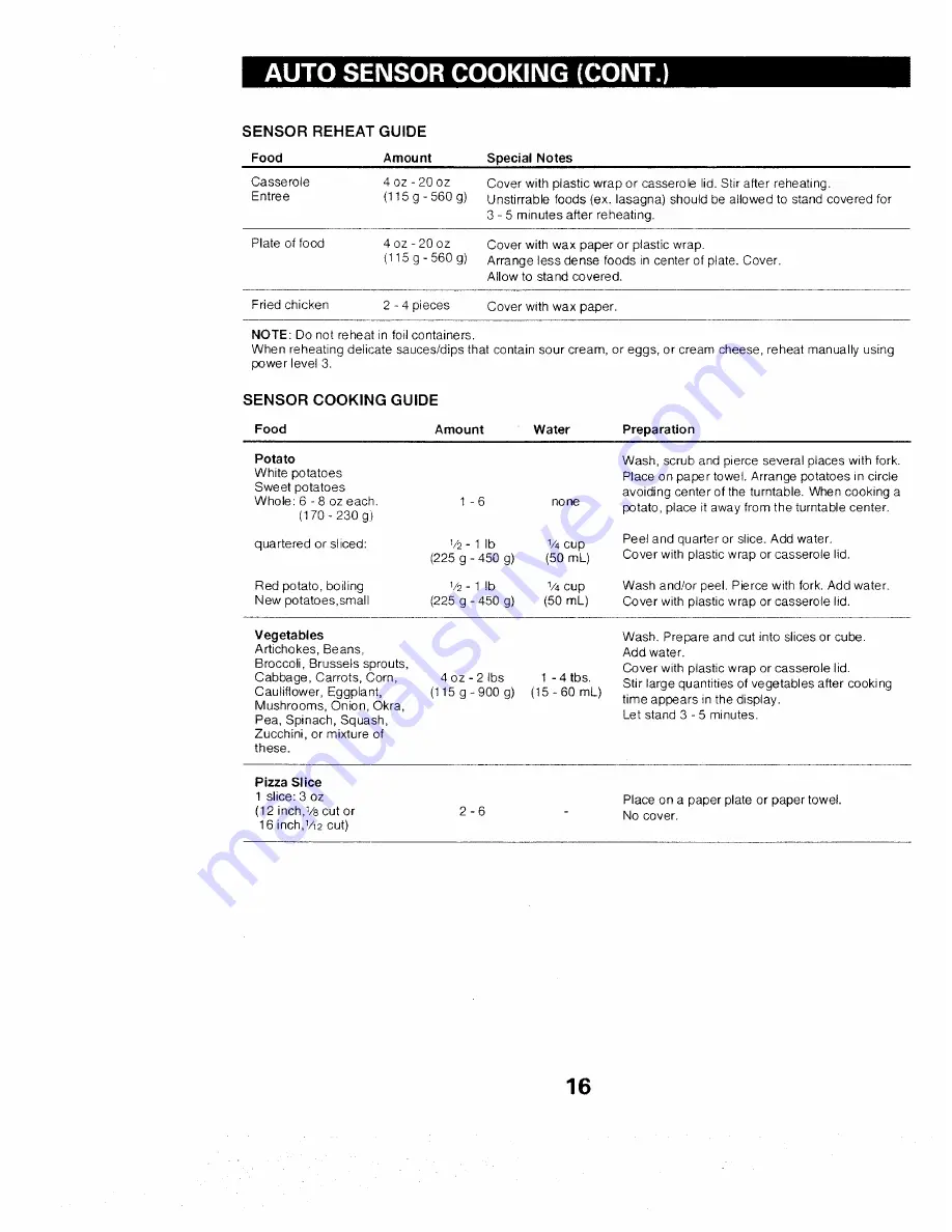 Kenmore 565. 66480 Owner'S Manual Download Page 18