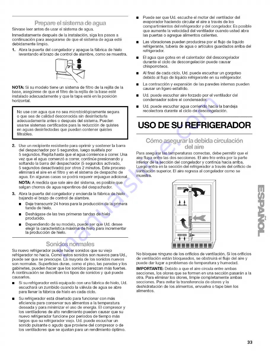 Kenmore 5736 - 25.1 cu. Ft. Refrigerator Скачать руководство пользователя страница 33