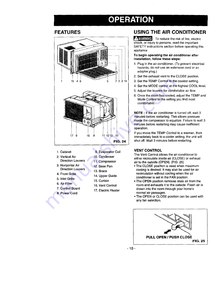 Kenmore 580.72077 Owner'S Manual Download Page 10