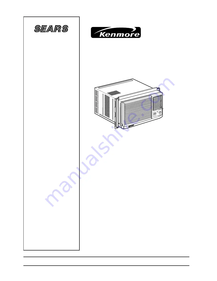 Kenmore 580.72187300 Repair Parts List Manual Download Page 1