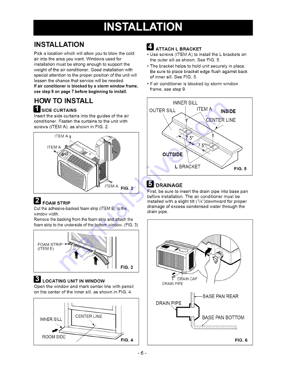 Kenmore 580.74054 Owner'S Manual Download Page 6