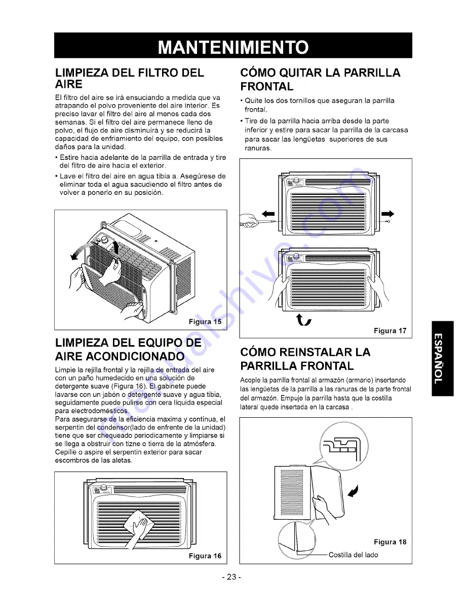 Kenmore 580.74054 Owner'S Manual Download Page 23