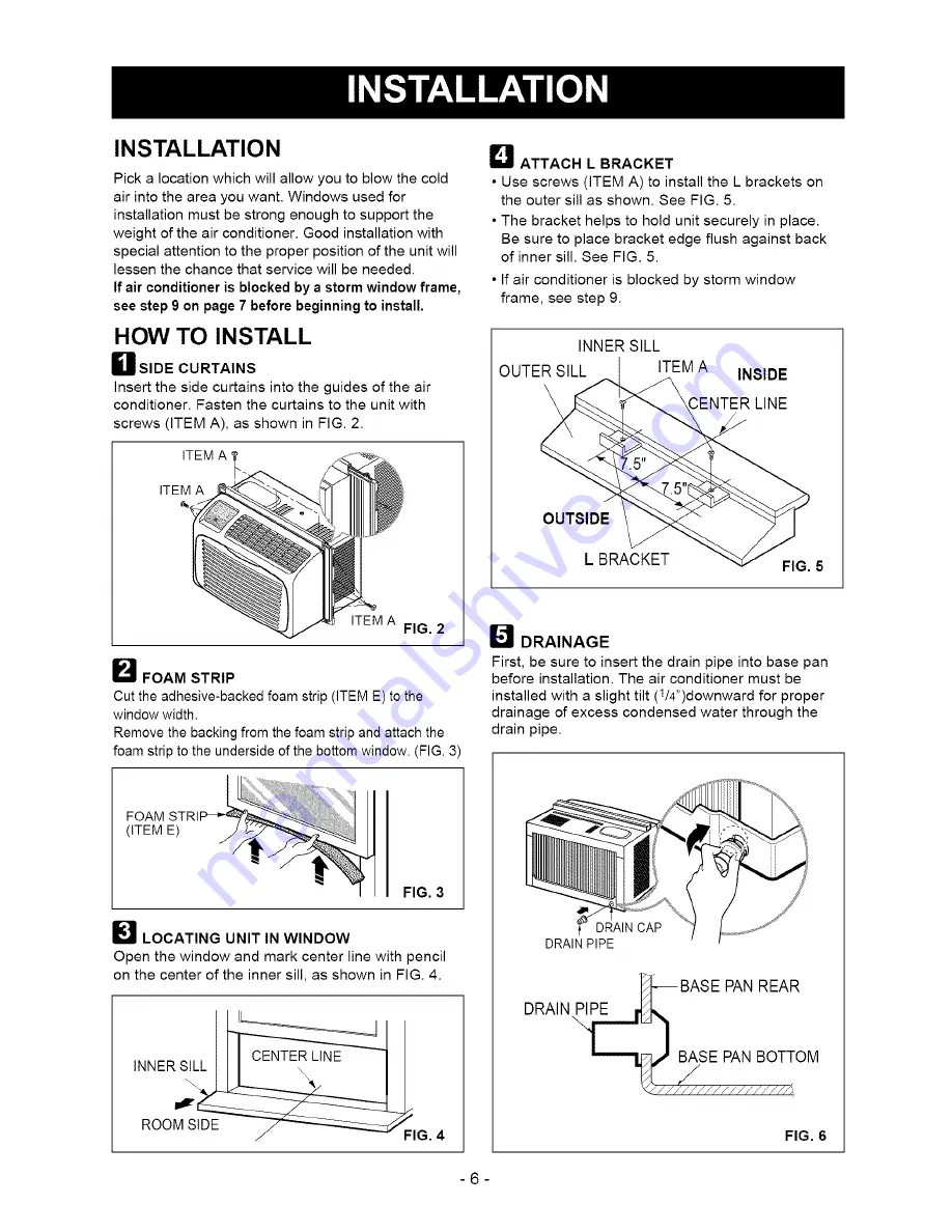 Kenmore 580.74055 Owner'S Manual Download Page 6