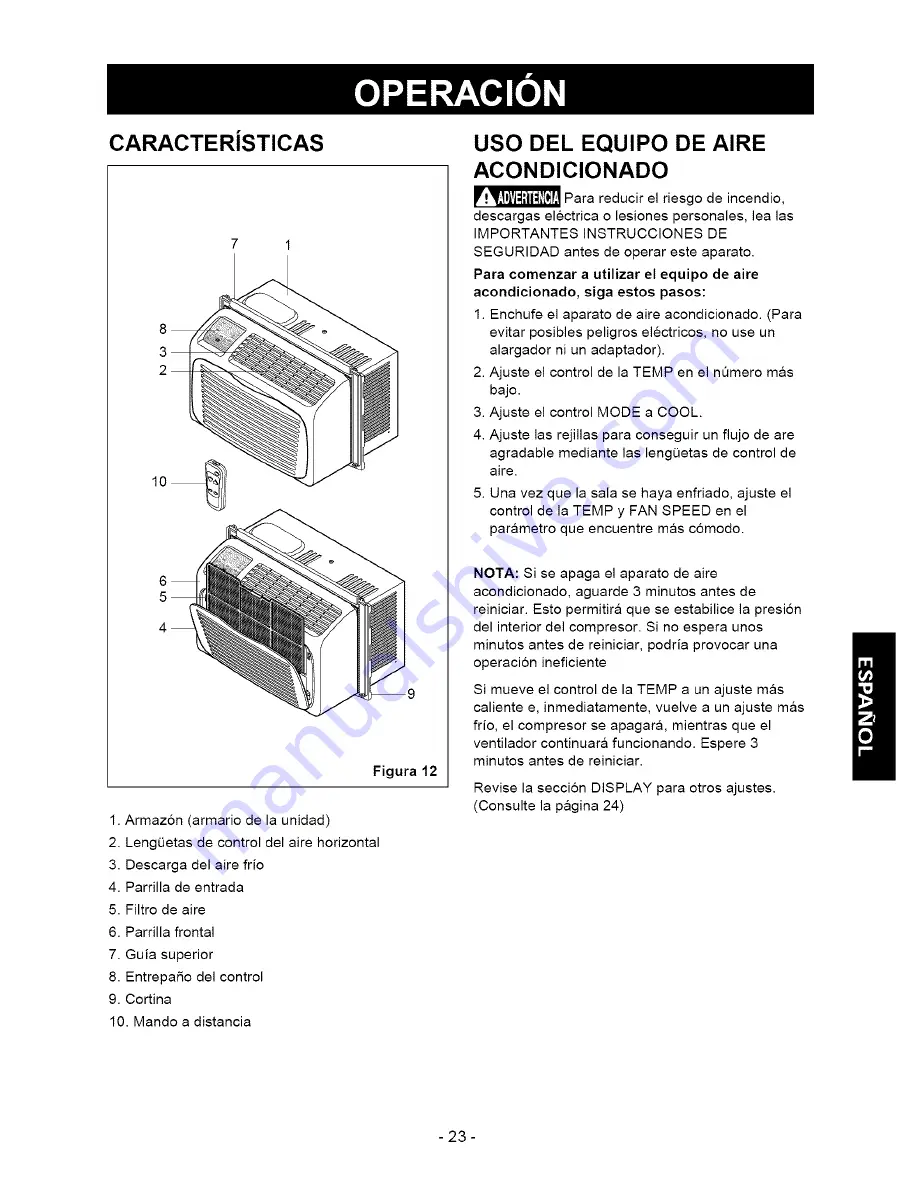 Kenmore 580.74055 Скачать руководство пользователя страница 23