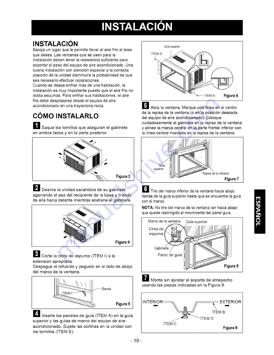 Kenmore 580.74107 Owner'S Manual Download Page 19