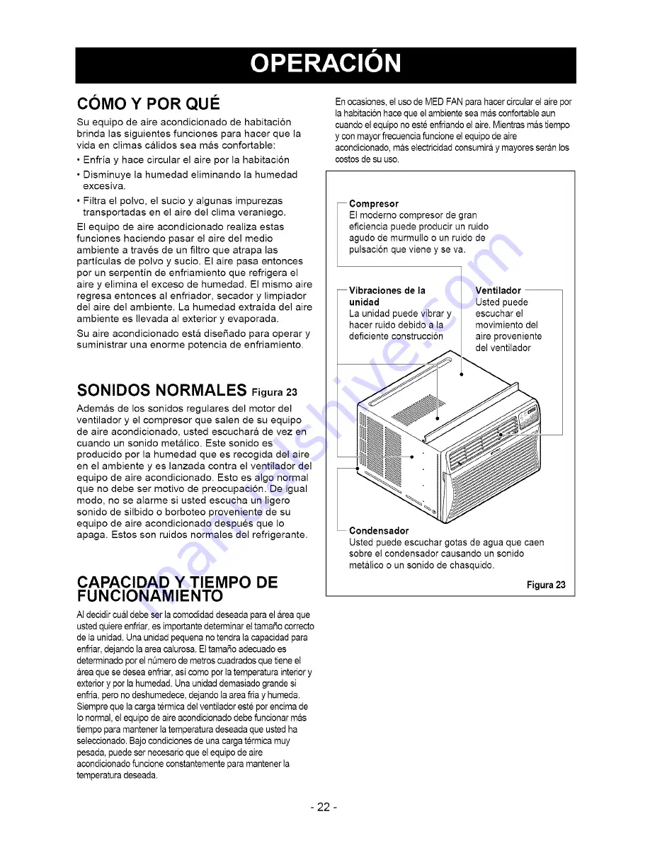 Kenmore 580.74107 Owner'S Manual Download Page 22