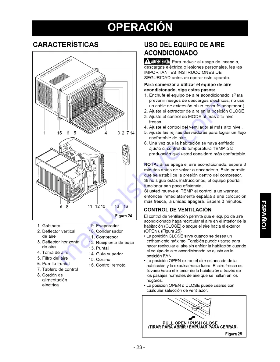 Kenmore 580.74107 Скачать руководство пользователя страница 23