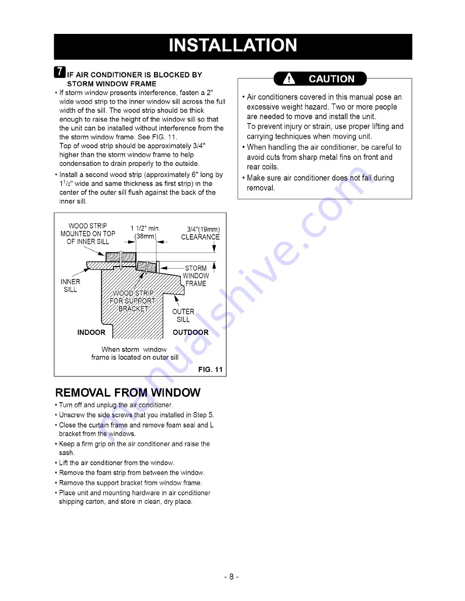 Kenmore 580.74109 Owner'S Manual Download Page 8