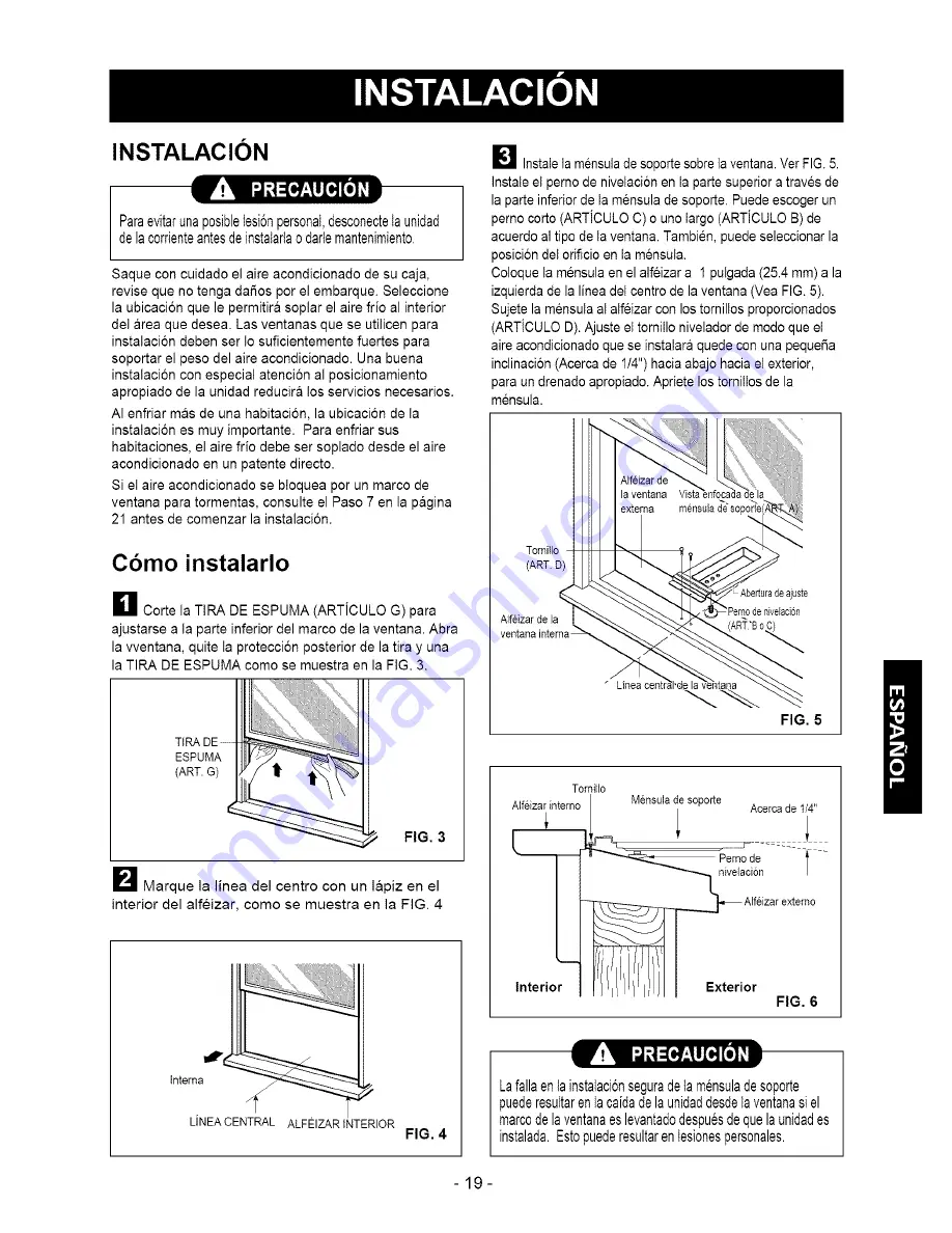 Kenmore 580.74109 Owner'S Manual Download Page 19