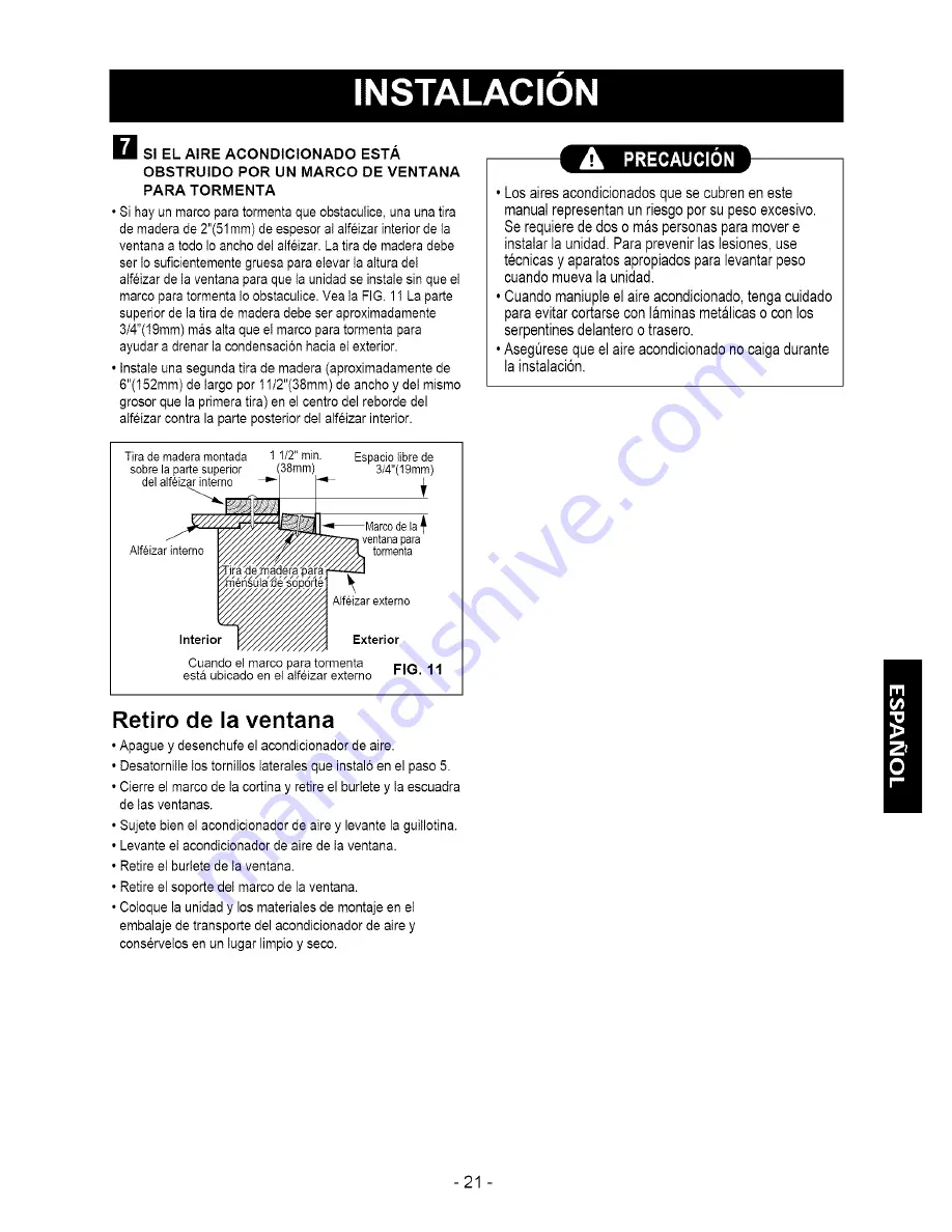 Kenmore 580.74109 Owner'S Manual Download Page 21