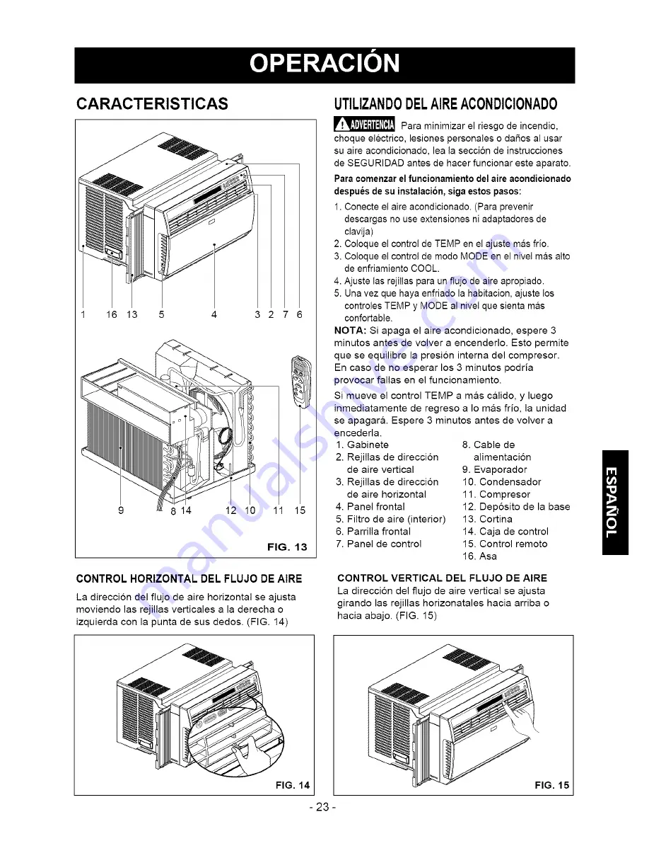 Kenmore 580.74109 Owner'S Manual Download Page 23