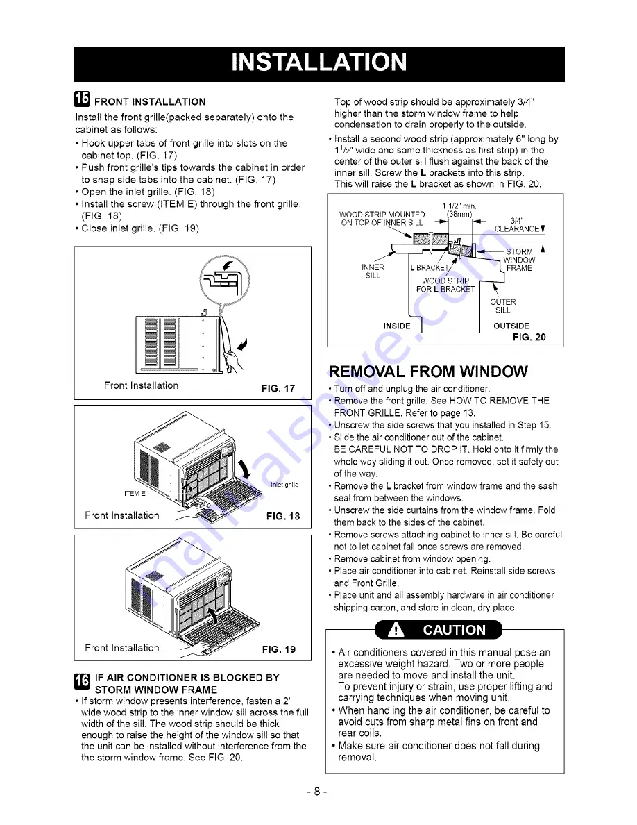 Kenmore 580.74156 Owner'S Manual Download Page 8