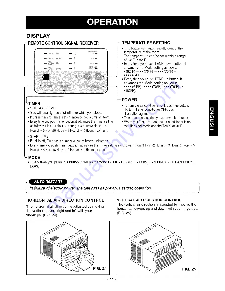 Kenmore 580.74184 Owner'S Manual Download Page 11