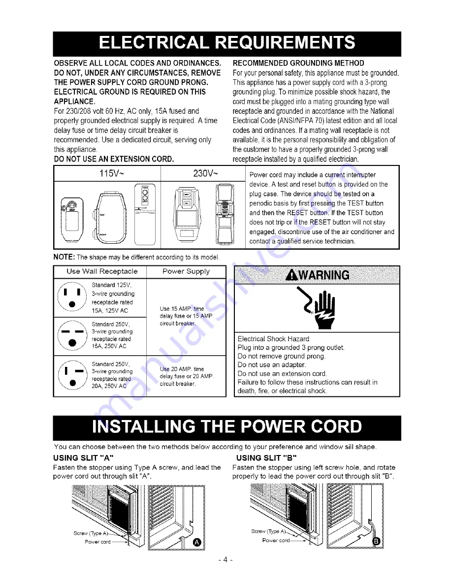 Kenmore 580. 75063 Скачать руководство пользователя страница 4