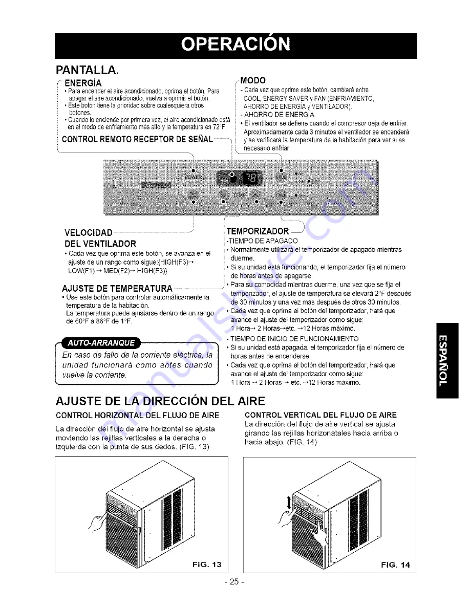 Kenmore 580. 75063 Owner'S Manual Download Page 25