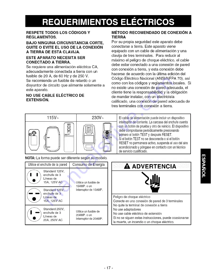 Kenmore 580.75080 Owner'S Manual Download Page 17