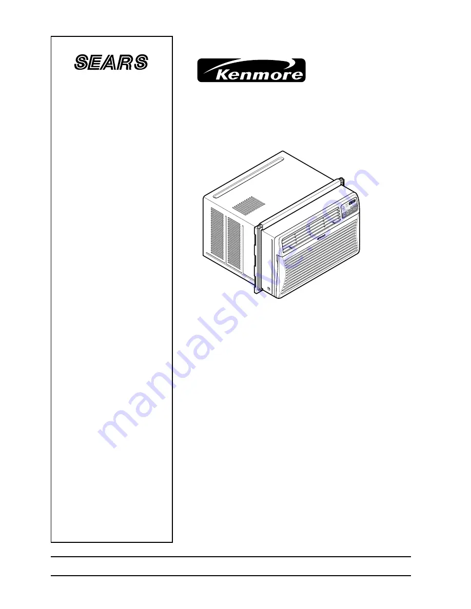 Kenmore 580.751515 Repair Parts List Manual Download Page 1