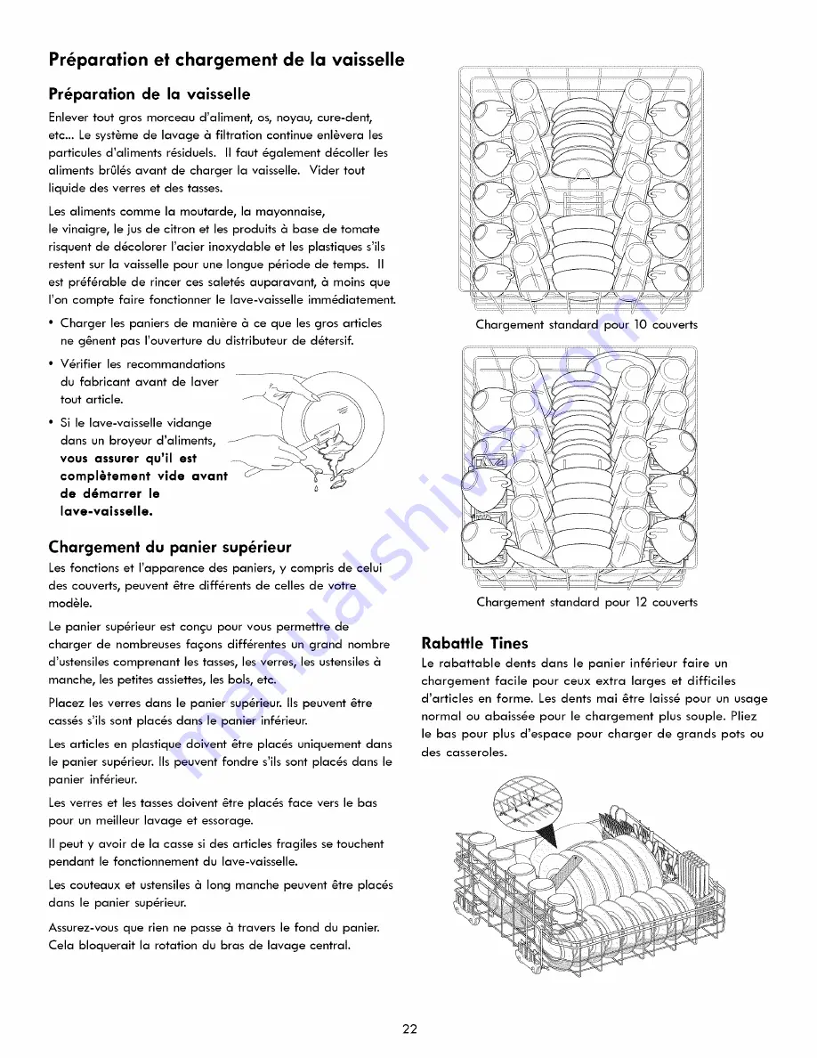 Kenmore 587.1541 Series Use & Care Manual Download Page 22