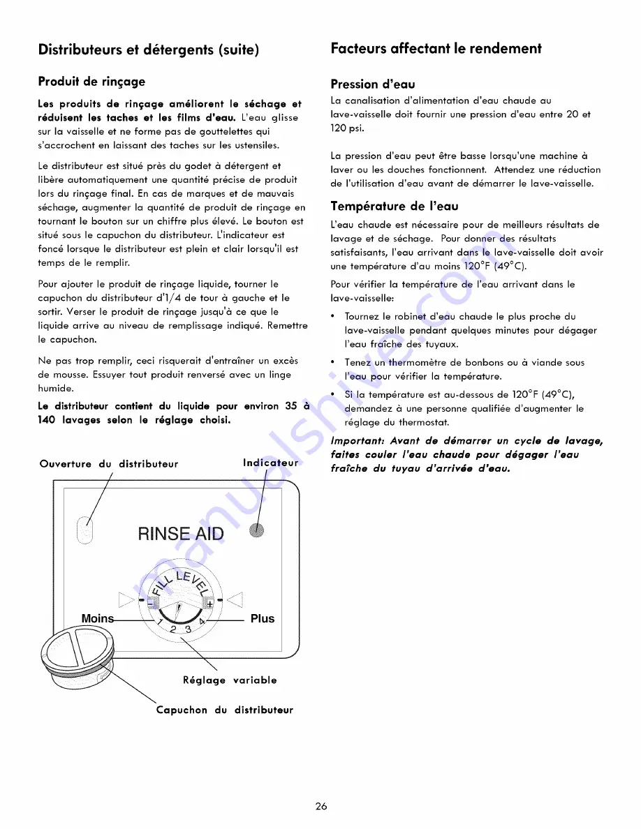 Kenmore 587.1541 Series Use & Care Manual Download Page 26