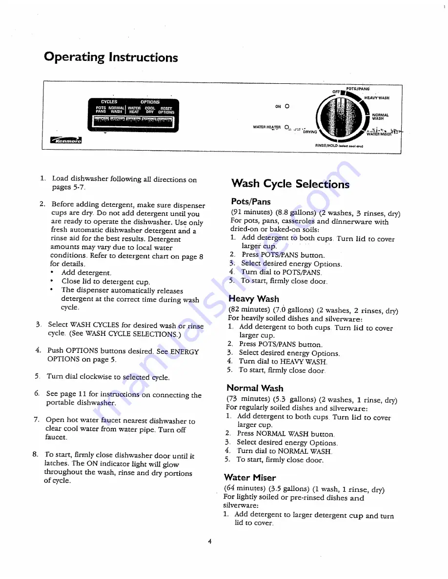 Kenmore 5871434969 Owner'S Manual Download Page 4