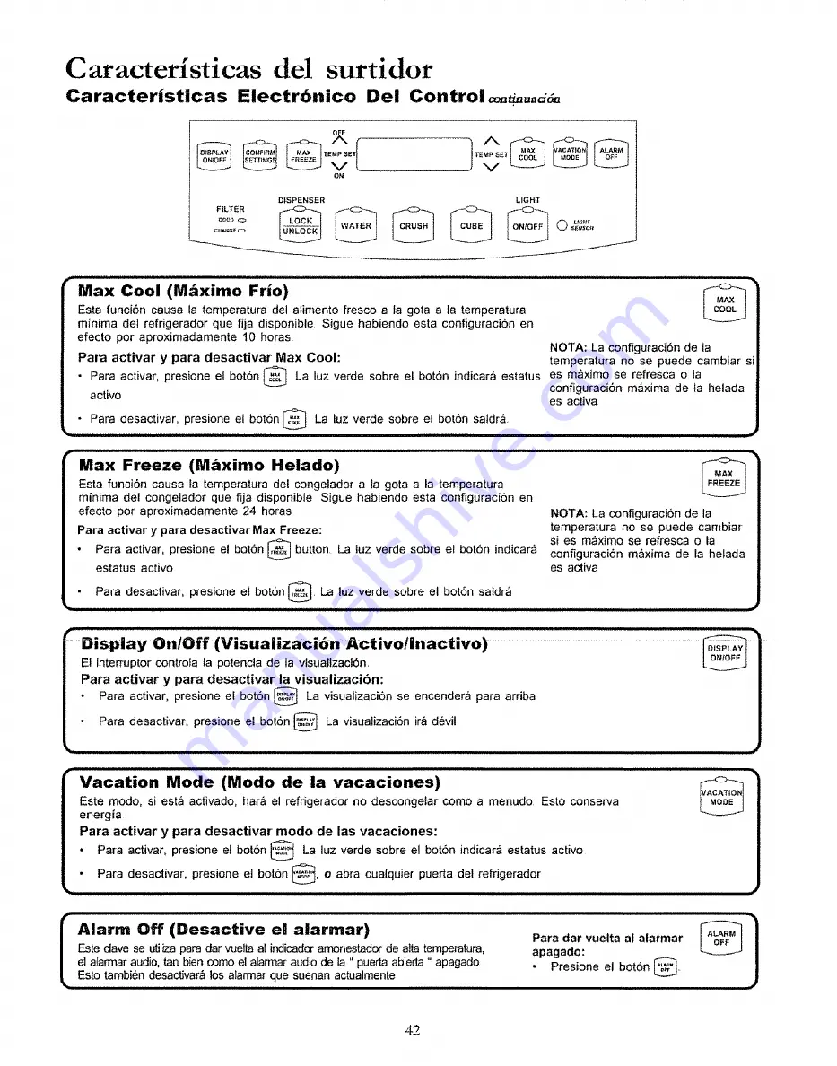 Kenmore 596.500012100 Use & Care Manual Download Page 42