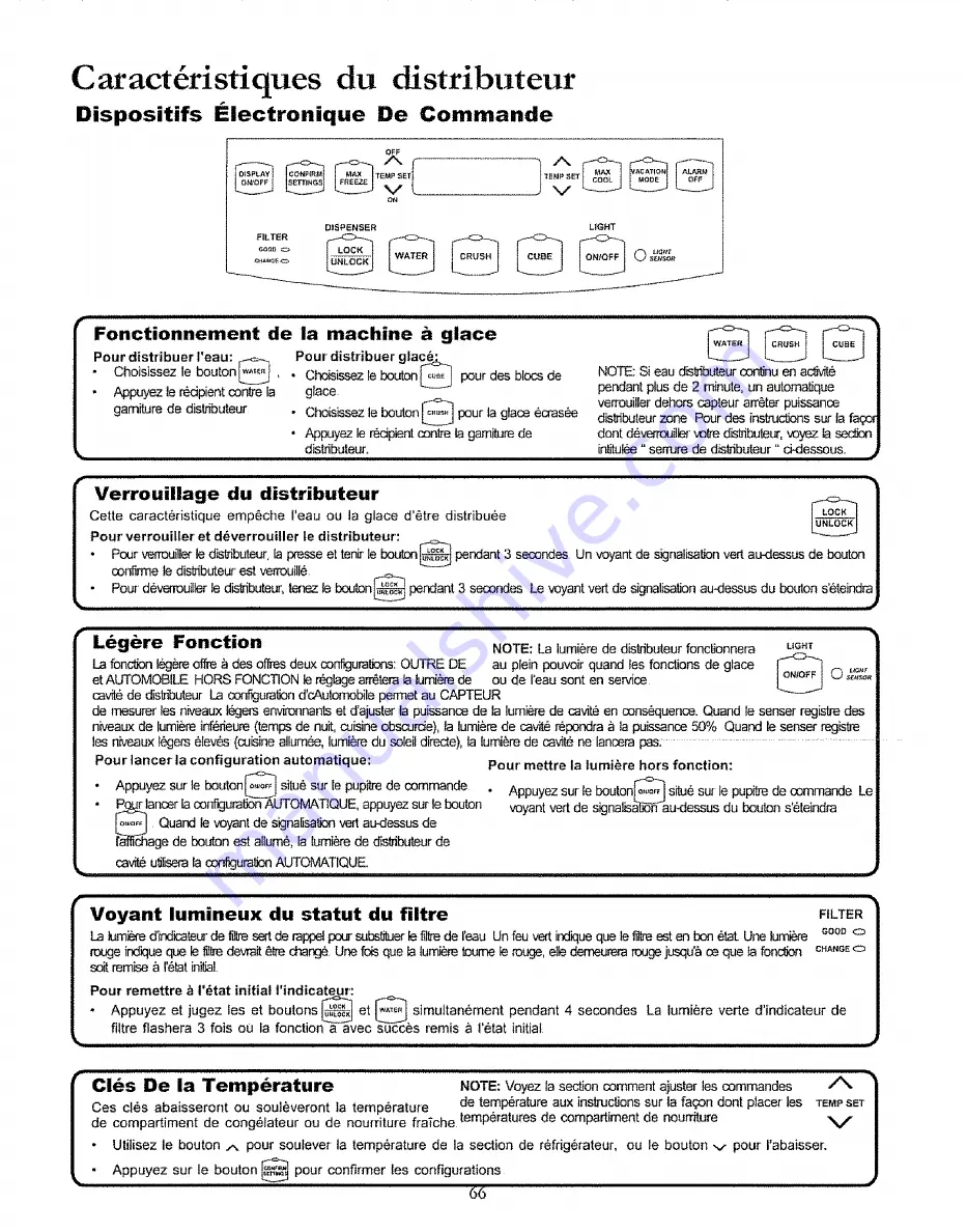 Kenmore 596.500012100 Use & Care Manual Download Page 66