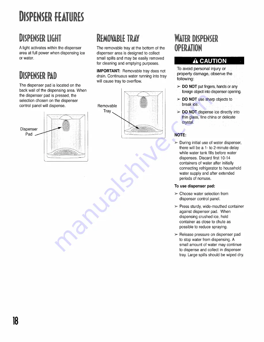 Kenmore 596.500021 Use And Care Manual Download Page 18