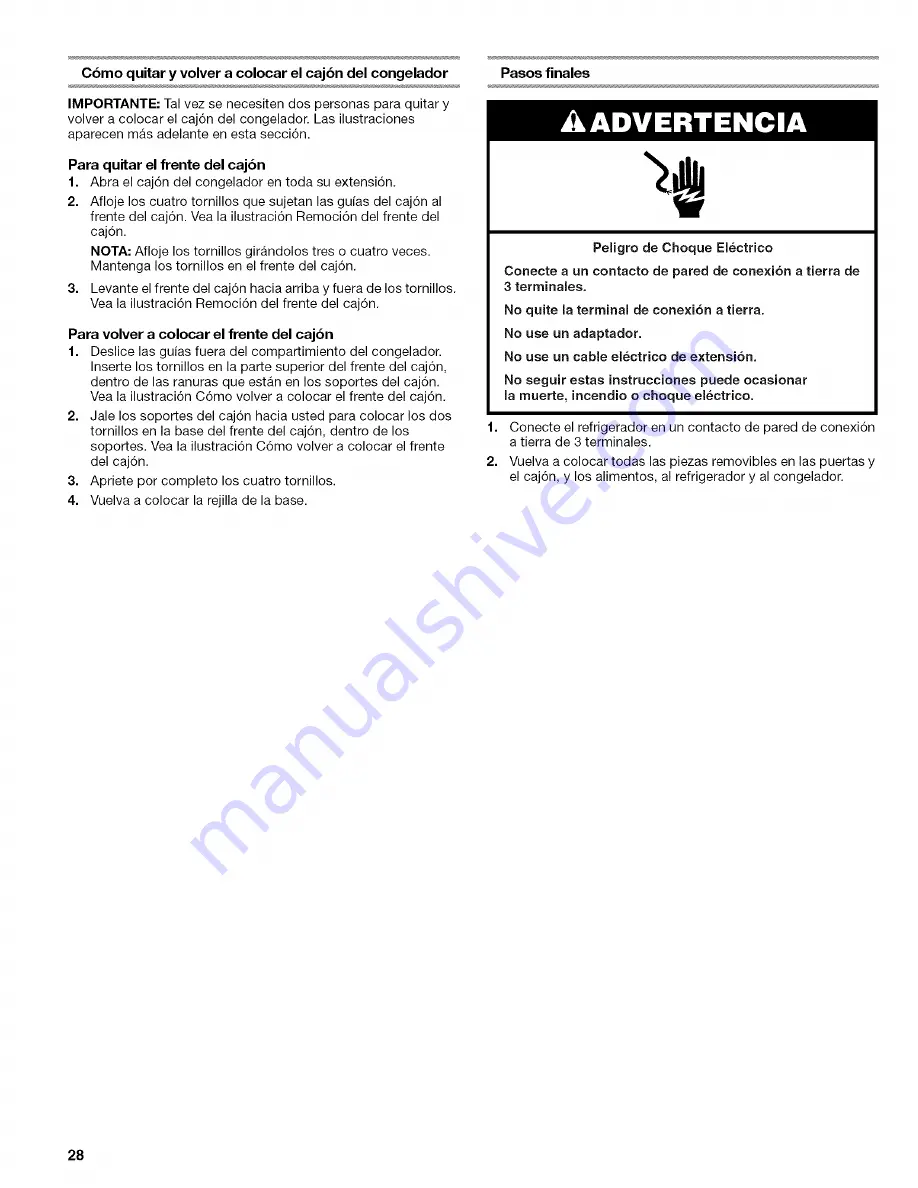 Kenmore 596.7753*601 Series Use & Care Manual Download Page 28