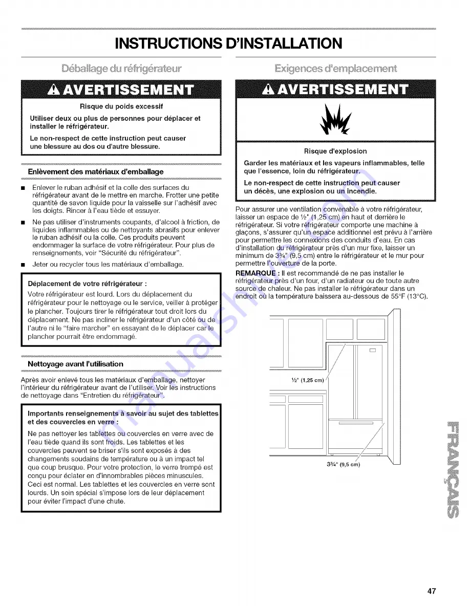 Kenmore 596.7753*601 Series Use & Care Manual Download Page 47