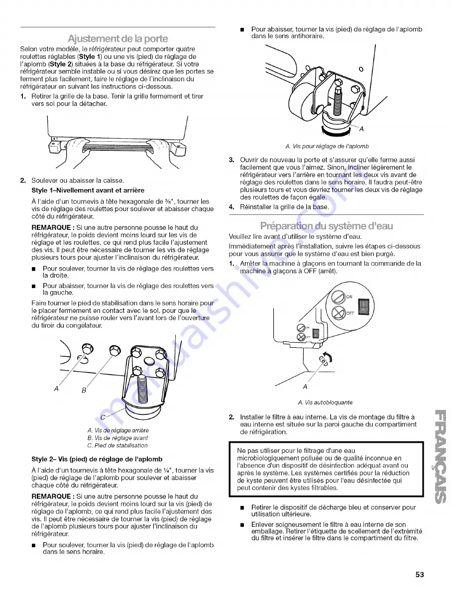 Kenmore 596.7753*601 Series Use & Care Manual Download Page 53