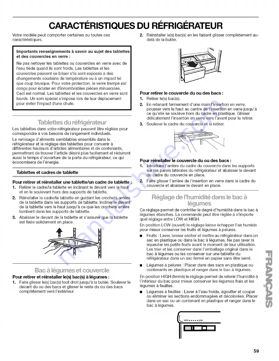 Kenmore 596.7753*601 Series Use & Care Manual Download Page 59