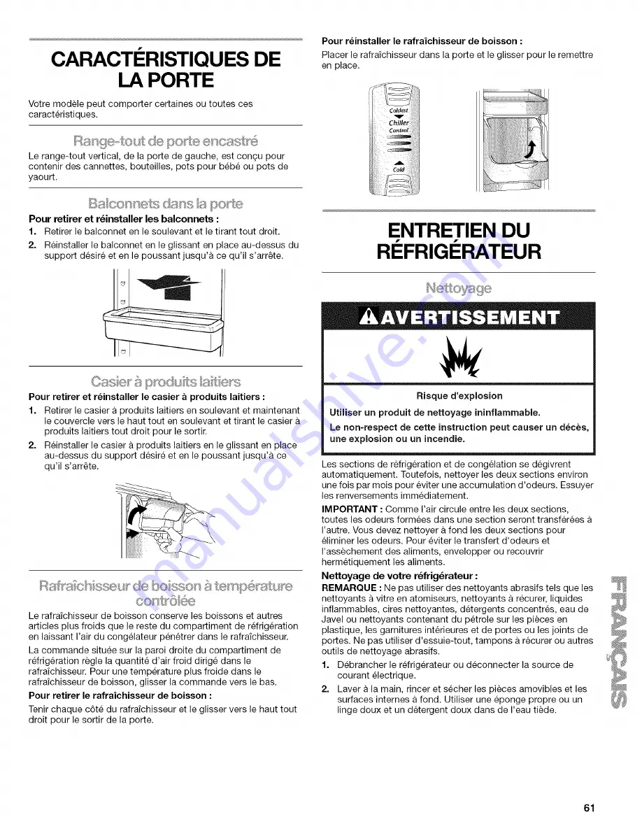 Kenmore 596.7753*601 Series Use & Care Manual Download Page 61