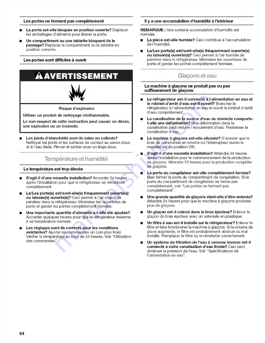 Kenmore 596.7753*601 Series Use & Care Manual Download Page 64